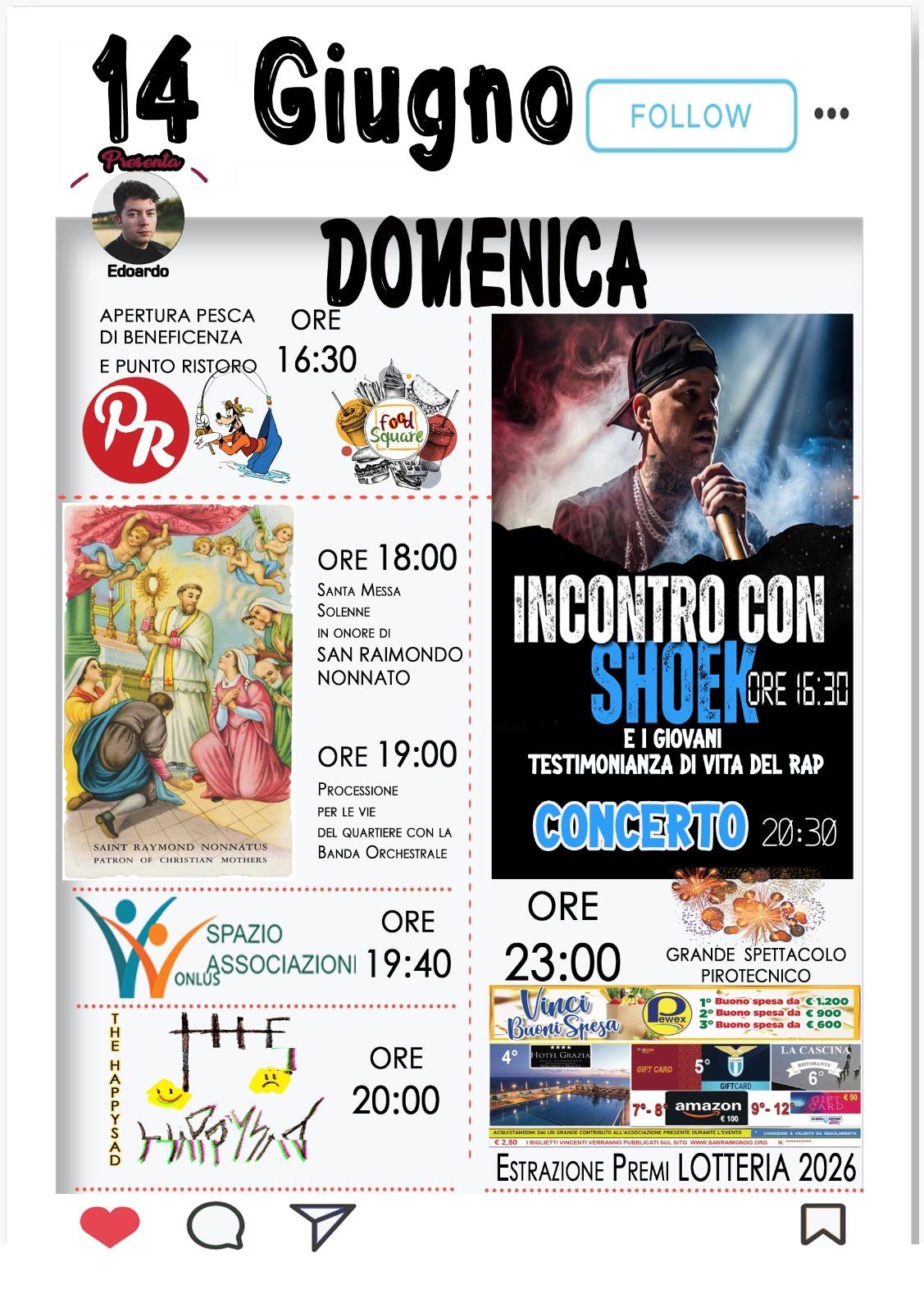 7 volantino festa programma domenica
